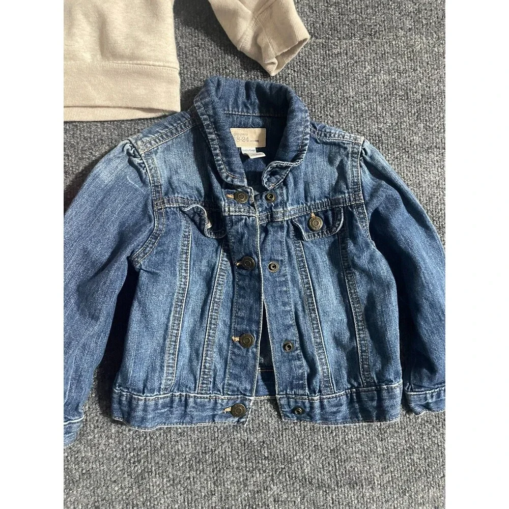 Lot of 3 Girls Old Navy Jacket Size 18M Disney